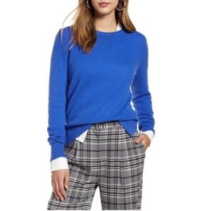 Halogen Crewneck Lightweight Cashmere Sweater